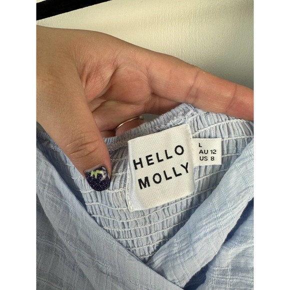 Hello Molly Light Blue Midi Dress - Picture 5 of 9